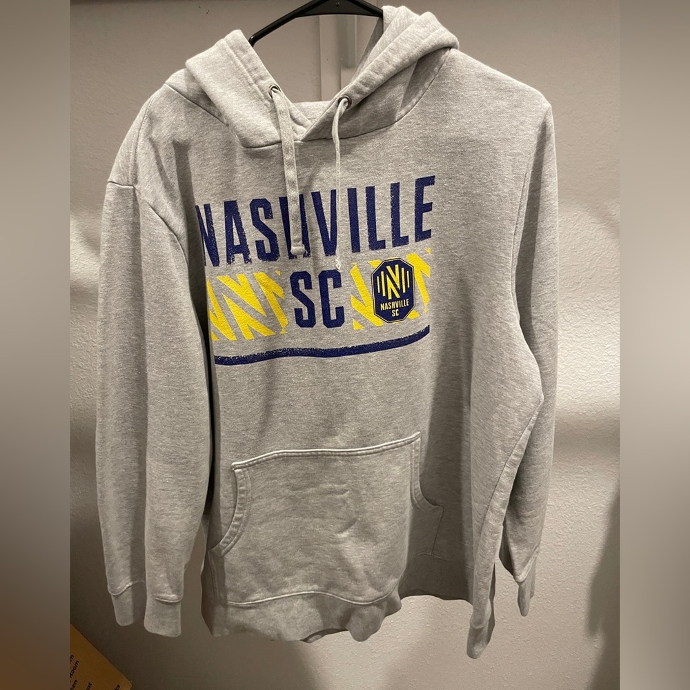 Nashville SC Soccer Hoodie Size 3x Grey Heather